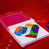 Maxbell Travel Puzzle Game Heart Shaped Kids Puzzler Intelligent Puzzle Brain Teaser