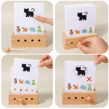 Maxbell Flash Cards Match Toys Memory Training Preschool Activity for Kids Preschool