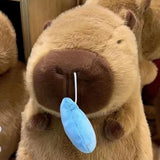 Maxbell Soft Toy with Pullable Snot Bubbles Plush Figure Toy Capybara for Kids Gifts