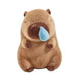 Maxbell Soft Toy with Pullable Snot Bubbles Plush Figure Toy Capybara for Kids Gifts