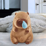 Maxbell Soft Toy with Pullable Snot Bubbles Plush Figure Toy Capybara for Kids Gifts