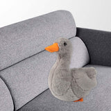 Maxbell Animal Plush Toy Duck Plush Doll Soft Toy for Party Bedroom Living Room Gray