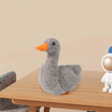 Maxbell Animal Plush Toy Duck Plush Doll Soft Toy for Party Bedroom Living Room Gray