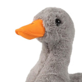 Maxbell Animal Plush Toy Duck Plush Doll Soft Toy for Party Bedroom Living Room Gray