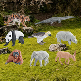 Maxbell 8x Realistic Animals Figures Toys Party Supplies for Birthday Festivals Kids