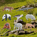 Maxbell 8x Realistic Animals Figures Toys Party Supplies for Birthday Festivals Kids