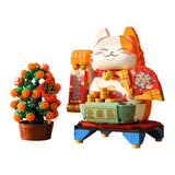 Maxbell Fortune Cats Building Blocks Feng Shui Ornament for Children Age 6 7 8 Teens