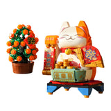 Maxbell Fortune Cats Building Blocks Feng Shui Ornament for Children Age 6 7 8 Teens