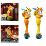 Maxbell Bubble Wands Outdoor Toys Cartoon Dragon Bubble Blower Toy for Kids Boy Girls Yellow