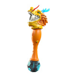 Maxbell Bubble Wands Outdoor Toys Cartoon Dragon Bubble Blower Toy for Kids Boy Girls Yellow