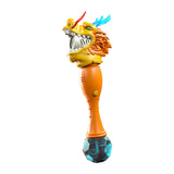 Maxbell Bubble Wands Outdoor Toys Cartoon Dragon Bubble Blower Toy for Kids Boy Girls Yellow
