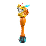 Maxbell Bubble Wands Outdoor Toys Cartoon Dragon Bubble Blower Toy for Kids Boy Girls Yellow