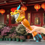 Maxbell Bubble Wands Outdoor Toys Cartoon Dragon Bubble Blower Toy for Kids Boy Girls Yellow