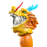 Maxbell Bubble Wands Outdoor Toys Cartoon Dragon Bubble Blower Toy for Kids Boy Girls Yellow