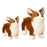 Maxbell Corgi Dog Plush Pillow Stuffed Animal Toy Cute Comfort Cushion Birthday Gift 23cm