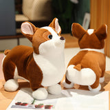 Maxbell Corgi Dog Plush Pillow Stuffed Animal Toy Cute Comfort Cushion Birthday Gift 23cm