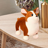 Maxbell Corgi Dog Plush Pillow Stuffed Animal Toy Cute Comfort Cushion Birthday Gift 23cm