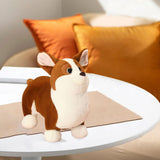 Maxbell Corgi Dog Plush Pillow Stuffed Animal Toy Cute Comfort Cushion Birthday Gift 35cm