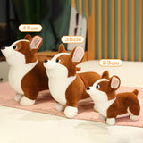 Maxbell Corgi Dog Plush Pillow Stuffed Animal Toy Cute Comfort Cushion Birthday Gift 35cm