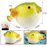 Maxbell Squeezing Animals Pufferfish Figures Small Animal Toy for Gifts Adults Teens