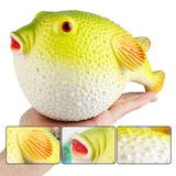 Maxbell Squeezing Animals Pufferfish Figures Small Animal Toy for Gifts Adults Teens