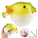 Maxbell Squeezing Animals Pufferfish Figures Small Animal Toy for Gifts Adults Teens