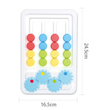 Maxbell Slide Puzzle Board Preschool Birthday Gifts Montessori Toy for Kids Children