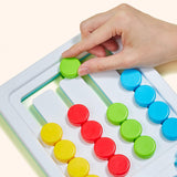 Maxbell Slide Puzzle Board Preschool Birthday Gifts Montessori Toy for Kids Children