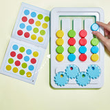 Maxbell Slide Puzzle Board Preschool Birthday Gifts Montessori Toy for Kids Children