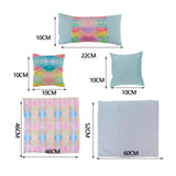 Maxbell 5 Pieces 18 inch Doll Bedding Accessories Set Baby Doll Bed Sheets Mini Toys