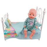 Maxbell 5 Pieces 18 inch Doll Bedding Accessories Set Baby Doll Bed Sheets Mini Toys