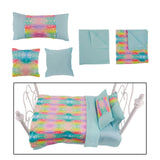 Maxbell 5 Pieces 18 inch Doll Bedding Accessories Set Baby Doll Bed Sheets Mini Toys