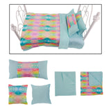 Maxbell 5 Pieces 18 inch Doll Bedding Accessories Set Baby Doll Bed Sheets Mini Toys