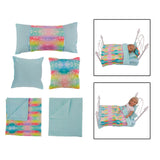 Maxbell 5 Pieces 18 inch Doll Bedding Accessories Set Baby Doll Bed Sheets Mini Toys