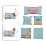 Maxbell 5 Pieces 18 inch Doll Bedding Accessories Set Baby Doll Bed Sheets Mini Toys
