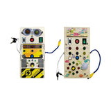 Maxbell Montessori Busy Board Kids Activity Sensory Board Toy for Girls Boys Age 3 + Robot