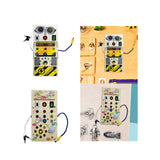 Maxbell Montessori Busy Board Kids Activity Sensory Board Toy for Girls Boys Age 3 + Robot