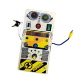 Maxbell Montessori Busy Board Kids Activity Sensory Board Toy for Girls Boys Age 3 + Robot