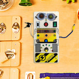 Maxbell Montessori Busy Board Kids Activity Sensory Board Toy for Girls Boys Age 3 + Robot