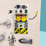 Maxbell Montessori Busy Board Kids Activity Sensory Board Toy for Girls Boys Age 3 + Robot