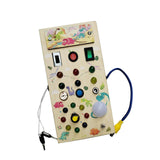 Maxbell Montessori Busy Board Kids Activity Sensory Board Toy for Girls Boys Age 3 + Dinosaur