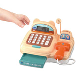 Maxbell Supermarket Store Toys Cash Register Kids Valentines Day Gifts for Baby Kids Brown