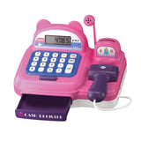 Maxbell Supermarket Store Toys Cash Register Kids Valentines Day Gifts for Baby Kids Pink
