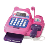Maxbell Supermarket Store Toys Cash Register Kids Valentines Day Gifts for Baby Kids Pink