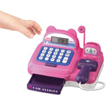 Maxbell Supermarket Store Toys Cash Register Kids Valentines Day Gifts for Baby Kids Pink