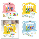 Maxbell Color Matching Slide Puzzle Preschool for Age 3 4 5 6 7 Years Old Boys Girls Light Pink