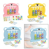 Maxbell Color Matching Slide Puzzle Preschool for Age 3 4 5 6 7 Years Old Boys Girls Light Pink