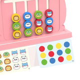 Maxbell Color Matching Slide Puzzle Preschool for Age 3 4 5 6 7 Years Old Boys Girls Light Pink