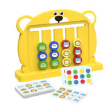Maxbell Color Matching Slide Puzzle Preschool for Age 3 4 5 6 7 Years Old Boys Girls Yellow