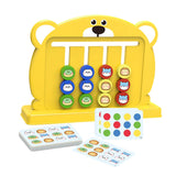 Maxbell Color Matching Slide Puzzle Preschool for Age 3 4 5 6 7 Years Old Boys Girls Yellow